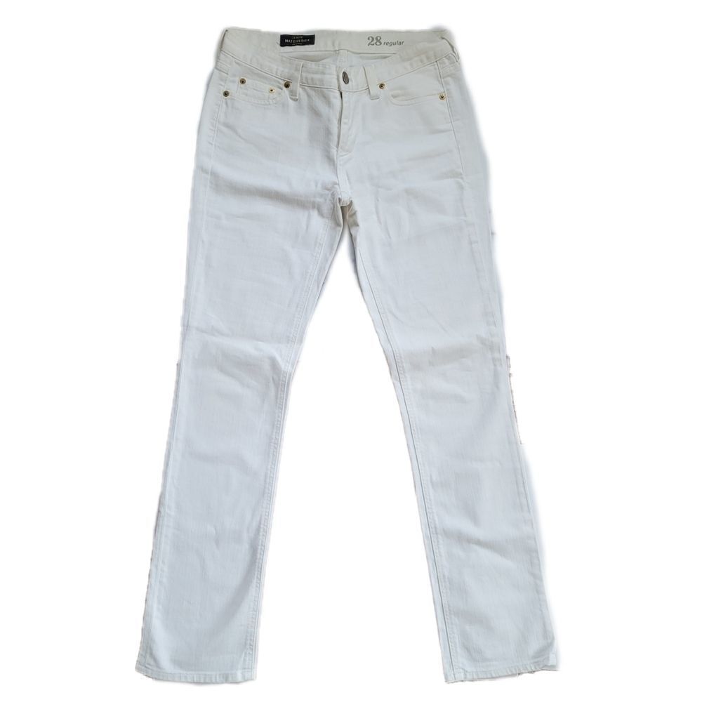 J.Crew Matchstick brilliant white jeans skinny